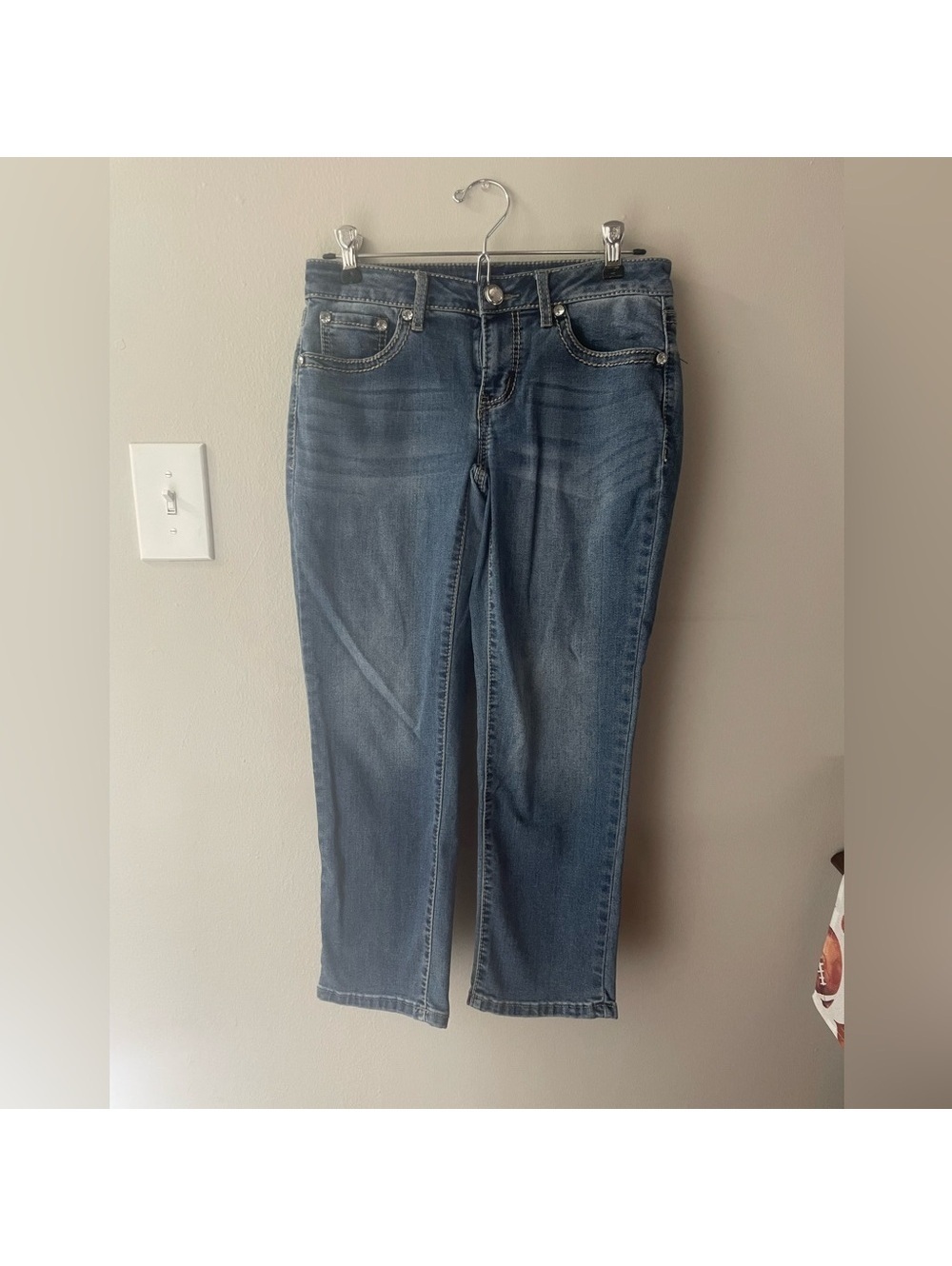 Women’s Apt 9 size 4 Capri Length Jeans Tote4